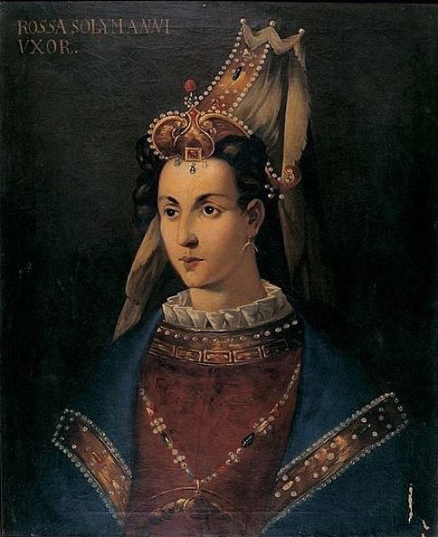 
Suleiman's Frau Roxelane (1500-1558) - Es existieren keine bekannten, offiziellen Porträts von ihr. Dieses Gemälde wurde von den Venezianern nach Informationen ihres Geheimdienstes in Istanbul angefertigt. || Ca. 18. Jh. || Standort: Topkapi Palast, Istanbul